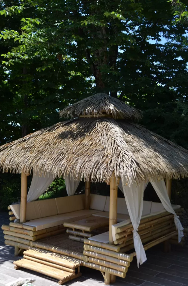 Gazébos, belvédères et pavillons de jardin - Gazebo bambou - L'HYDILE - HYDILE