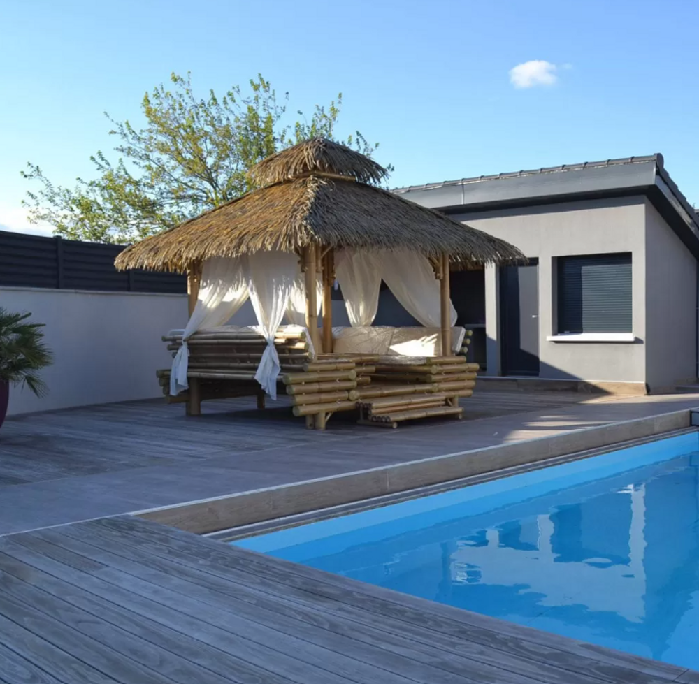 Gazébos, belvédères et pavillons de jardin - Gazebo bambou - L'HYDILE - HYDILE