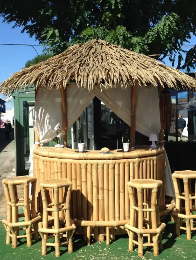 Gazébos, belvédères et pavillons de jardin - Bar en bambou - NUSA - HYDILE