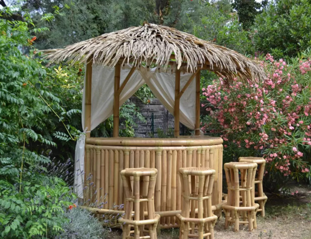 Gazébos, belvédères et pavillons de jardin - Bar en bambou - NUSA - HYDILE