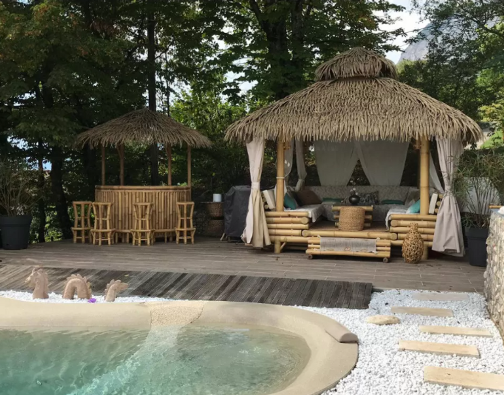 Gazébos, belvédères et pavillons de jardin - Bar en bambou - NUSA - HYDILE