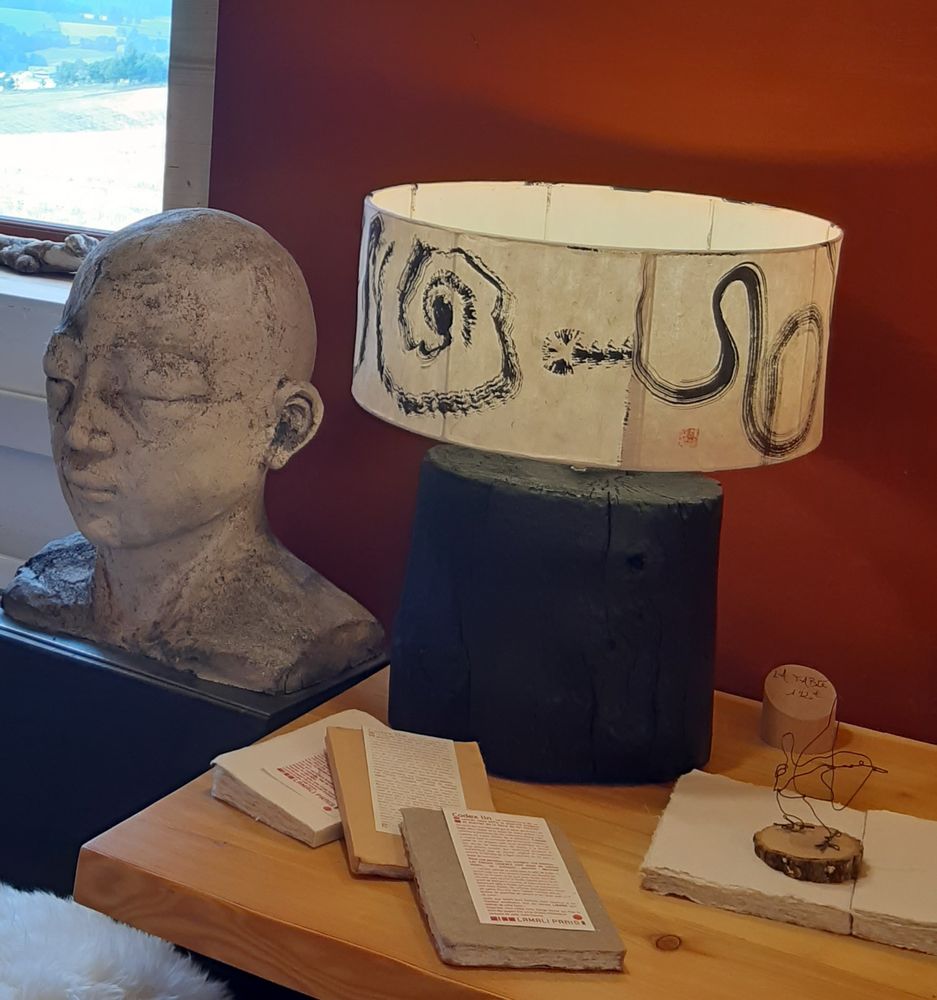 Lampes à poser - Lampe Yoko Yakisugi - ADJAO