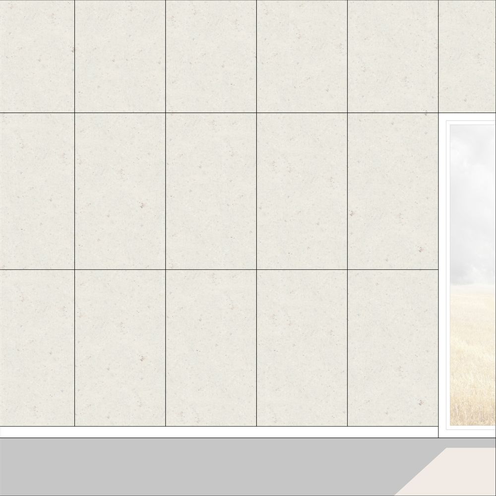 Revêtements muraux - Panneau Standard Blanc Calcaire - PIERREPLUME