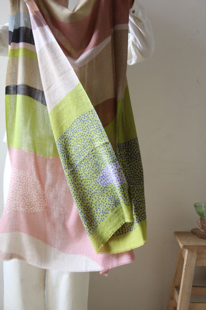 Scarves - FOULARD WINTER AT THE BEACH - SKANDAL