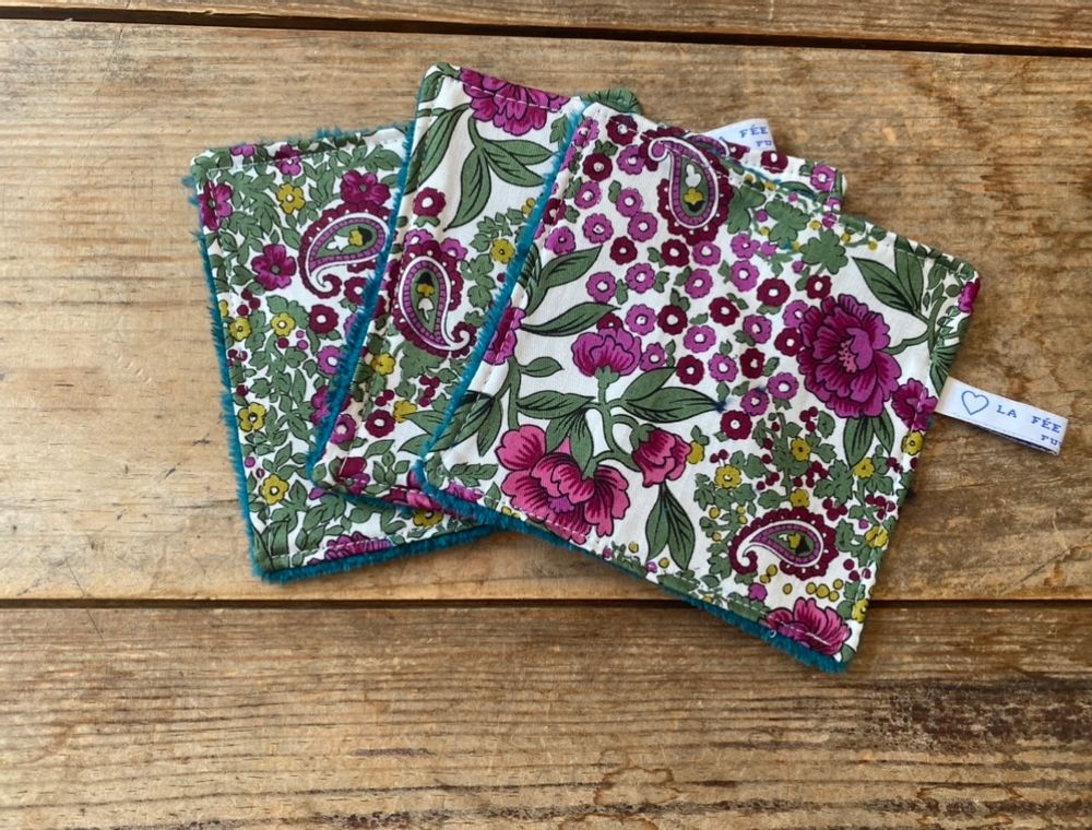 Other bath linens - Upcycled washable makeup remover cotton - LA FÉE L'A FAIT