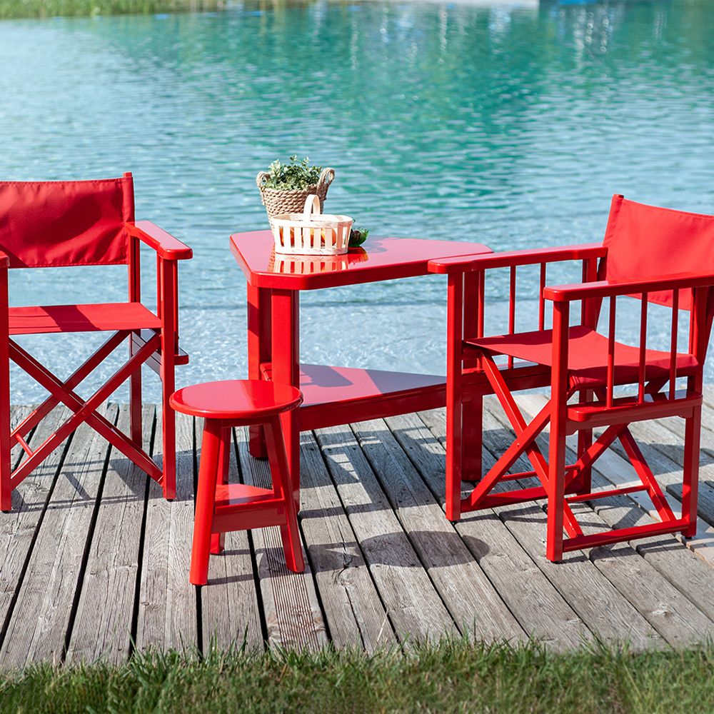Lawn chairs - Granier stool - AZUR CONFORT
