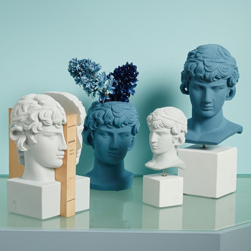 Sculptures, statuettes and miniatures - Antinoos head statue - SOPHIA ENJOY THINKING