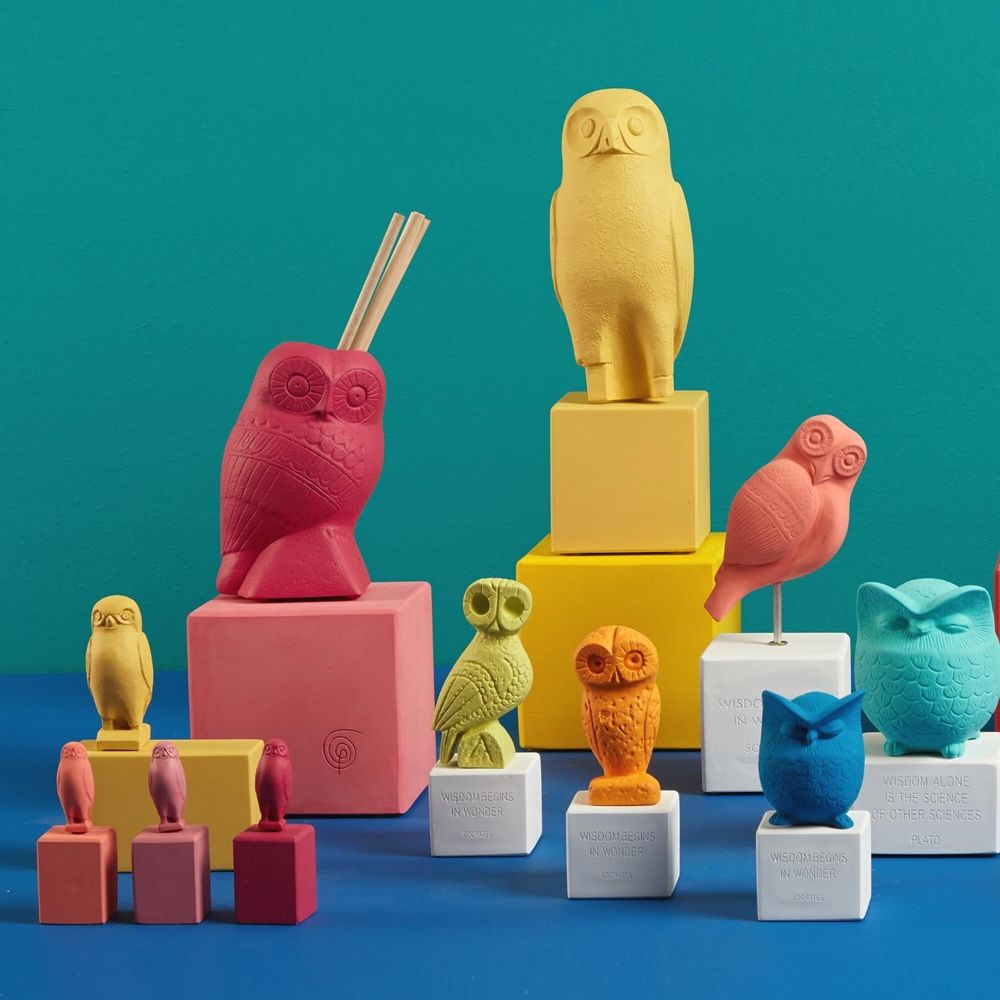 Sculptures, statuettes et miniatures - Statues hiboux - SOPHIA ENJOY THINKING