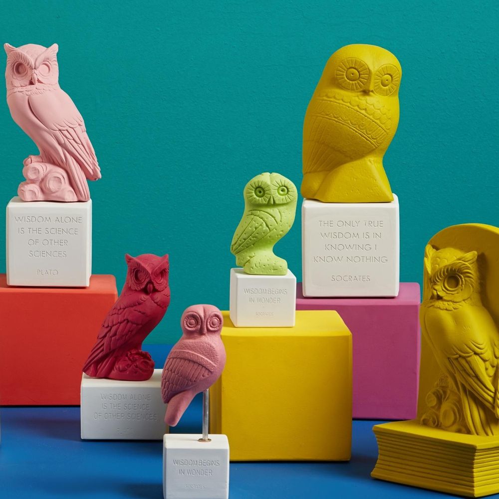 Sculptures, statuettes et miniatures - Statues hiboux - SOPHIA ENJOY THINKING