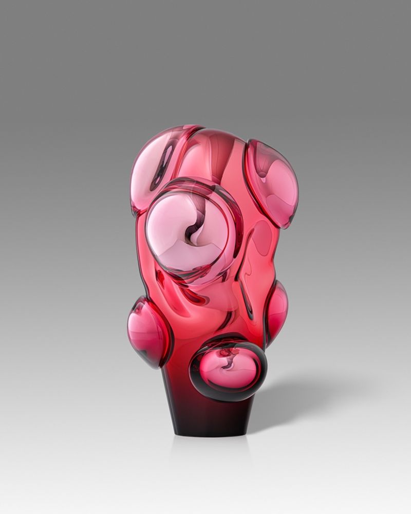 Art glass - UNIQUE DESIGN GLASS VASES AND SCULPTURES - PANEVEZYS CCIC