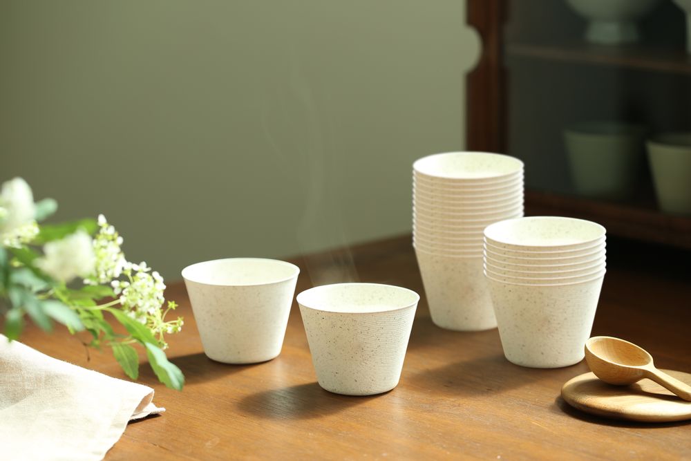 Objets de décoration - [Marine Innovation Inc] Gobelet biodégradable à base d'algues - KOREA INSTITUTE OF DESIGN PROMOTION