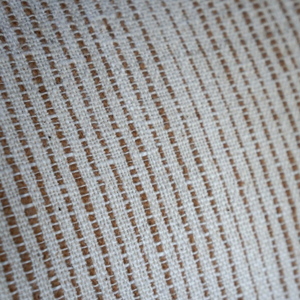 Homewear - Tai Lue Pinstripe Pom Pom Lumbar Cushion Cover - 30 x 50 cm - TRADITIONAL ARTS AND ETHNOLOGY CENTRE (TAEC)