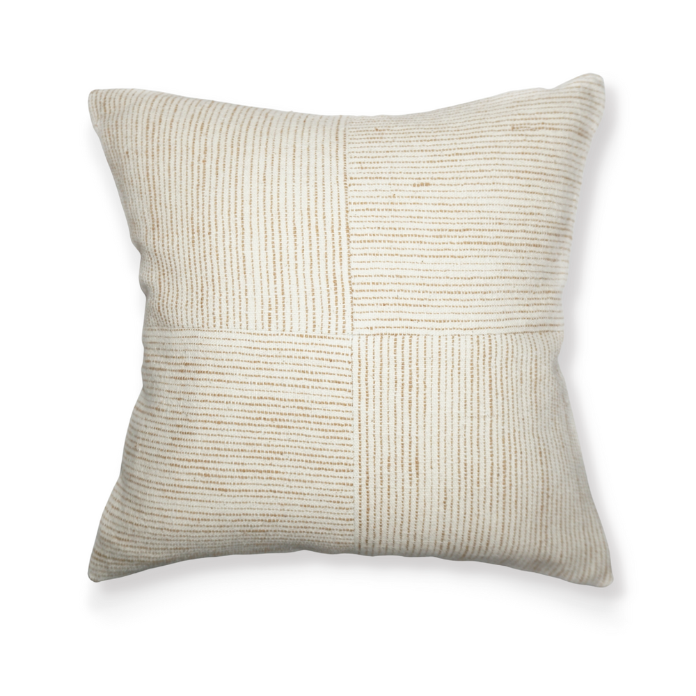 Fabric cushions - Tai Lue Pinstripe Four Panel Cushion Cover - 40 x 40 cm - TRADITIONAL ARTS AND ETHNOLOGY CENTRE (TAEC)