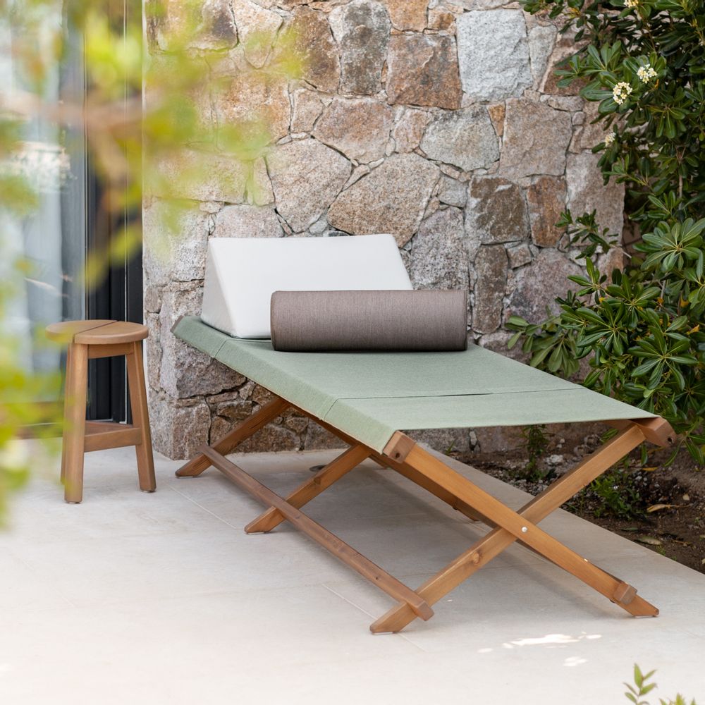 Deck chairs - SOLAIZE Robinia deckchair. - AZUR CONFORT