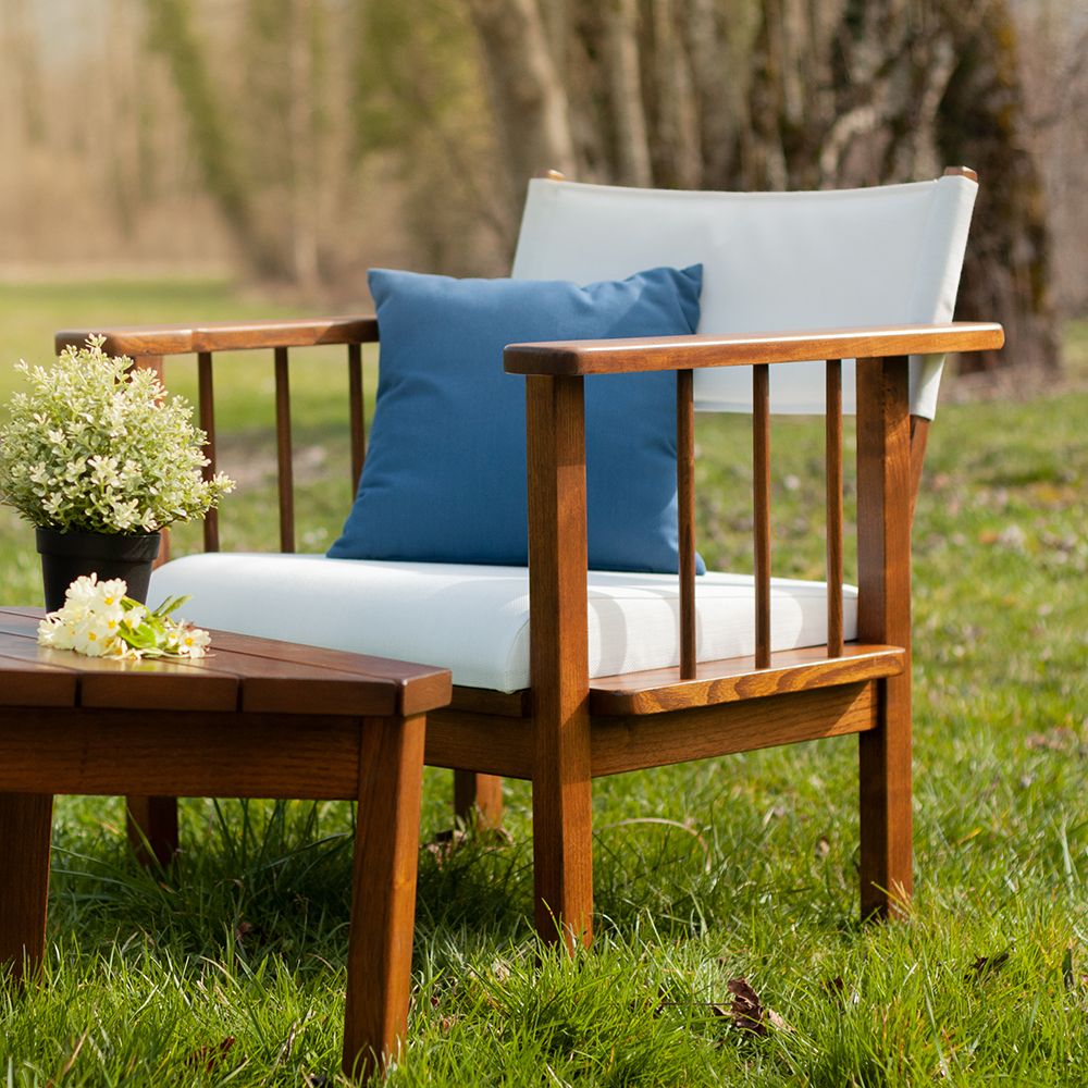 Lawn armchairs - FL103" Robinia Lounge Armchair - AZUR CONFORT