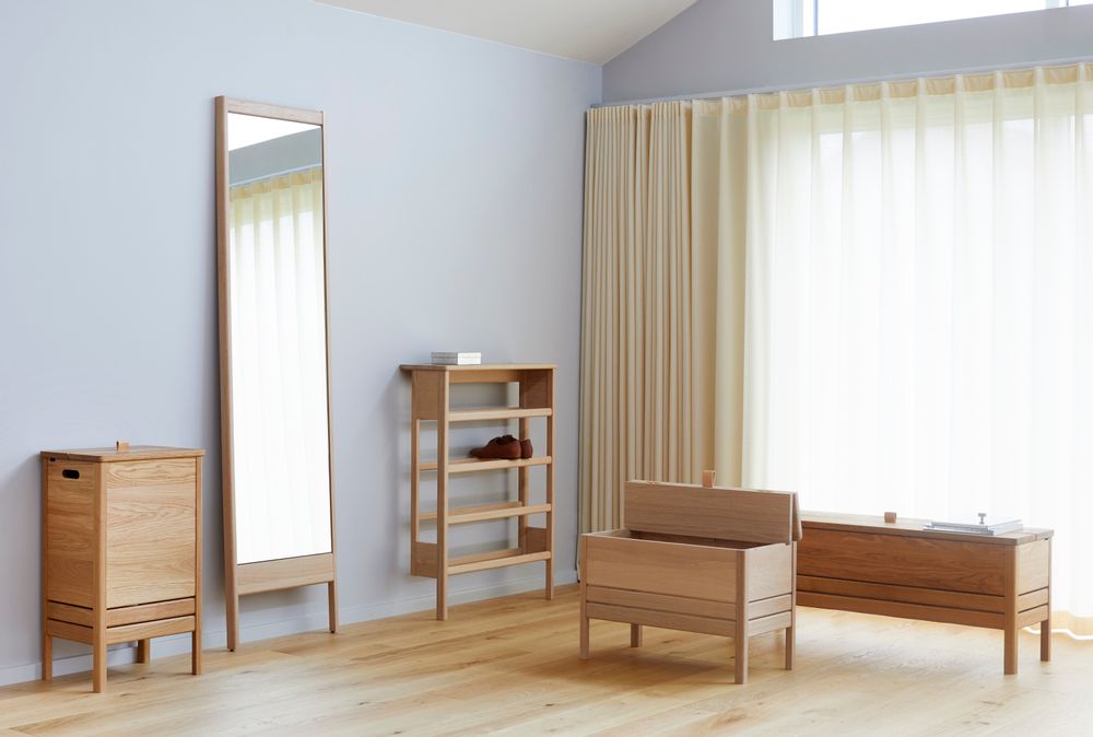 Storage boxes - A Line Storage Bench 111 - FORM & REFINE