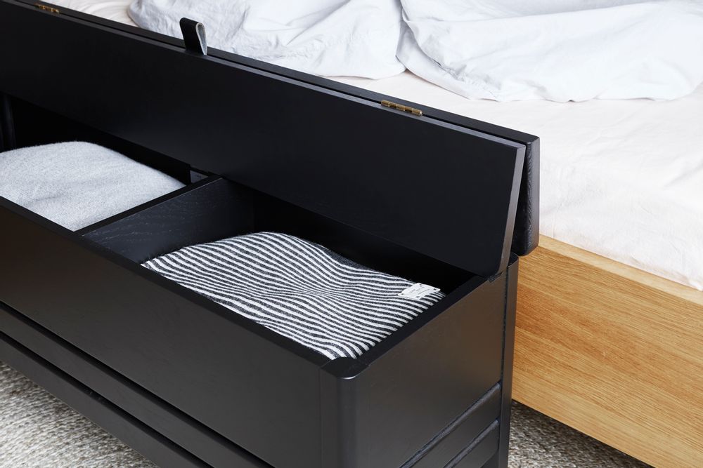Storage boxes - A Line Storage Bench 111 - FORM & REFINE