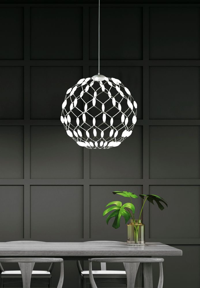 Suspensions - Luminaire suspendu / WELL S  / Basic / Blanc / Ø60 cm / Câble 190 cm / Variation / 72W / 5760 Lm / 3000°K - SEEREP