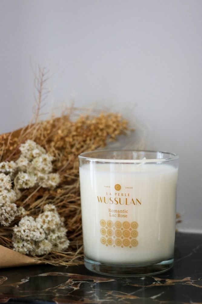 Decorative objects - Romantic Pink Lake Scented Candle - LA PERLE WUSSULAN