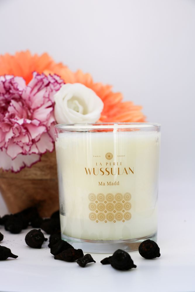 Objets de décoration - Bougie parfumée 190g de cire naturelle Ma Maad - LA PERLE WUSSULAN