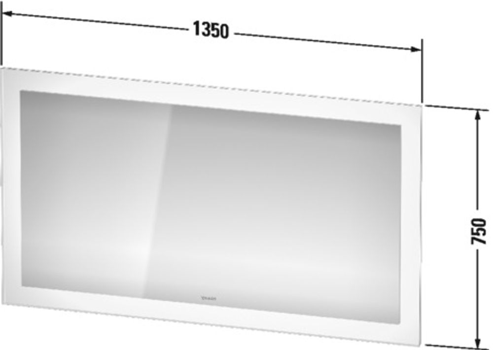 Bathroom mirrors - White Tulip mirror - DURAVIT FRANCE