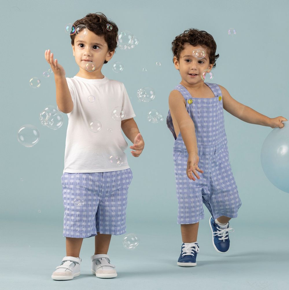 Vêtements enfants - SHORT POUR BÉBÉ GARÇON BOB, 100 % coton - JULES & JULIETTE PARIS