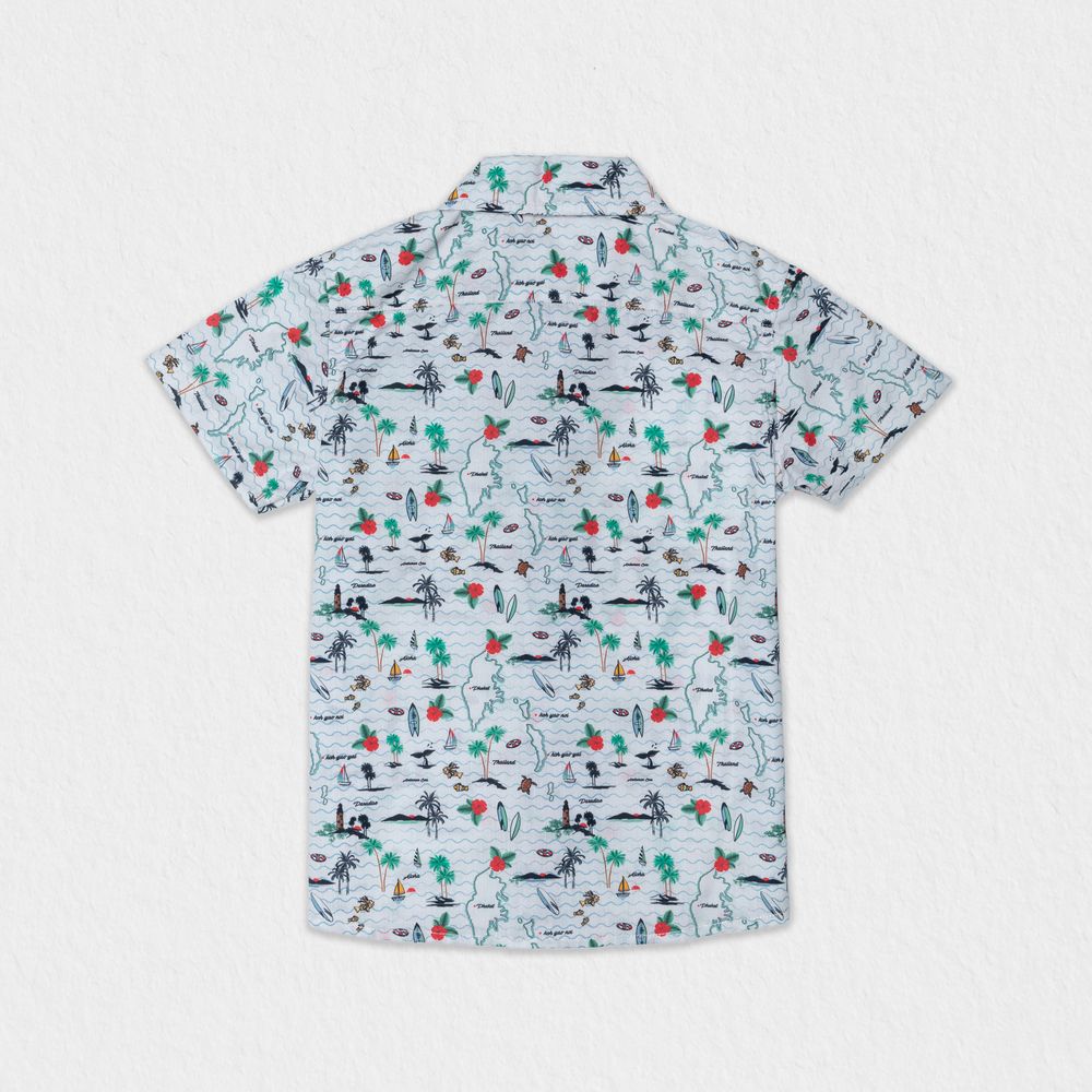 Vêtements enfants - CHEMISE GARÇON COLIN, 100 % coton - JULES & JULIETTE PARIS