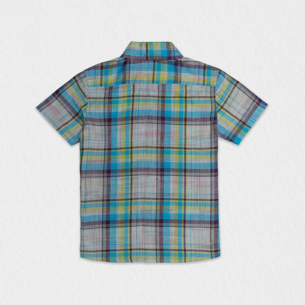 Vêtements enfants - CHEMISE GARÇON COLIN, 100 % coton - JULES & JULIETTE PARIS