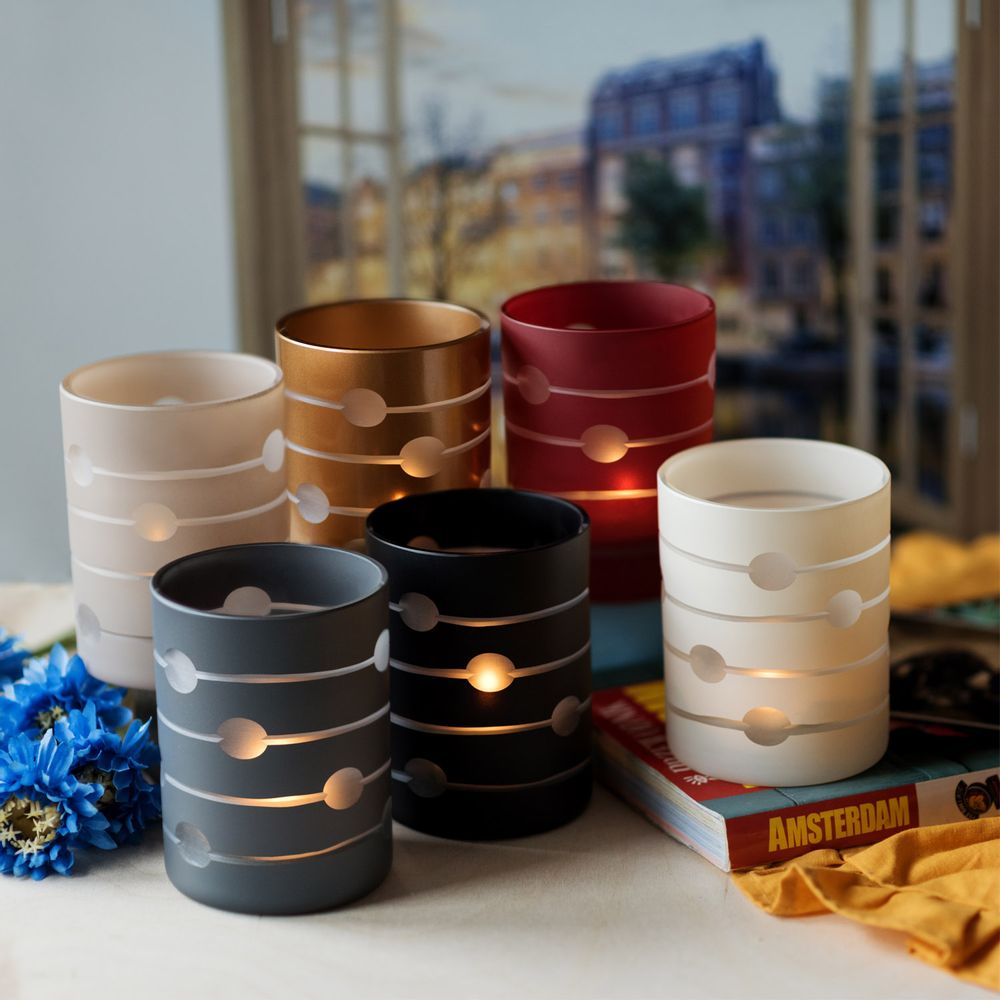 Bougeoirs et photophores  - Implétio - GLASS4CANDLES