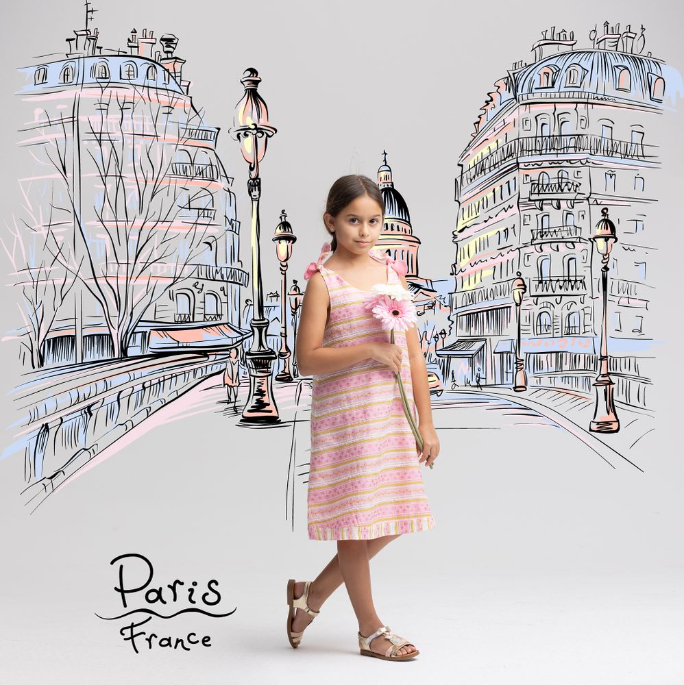 Vêtements enfants - ROBE FILLE - BECCA, pour filles et bébés filles - JULES & JULIETTE PARIS