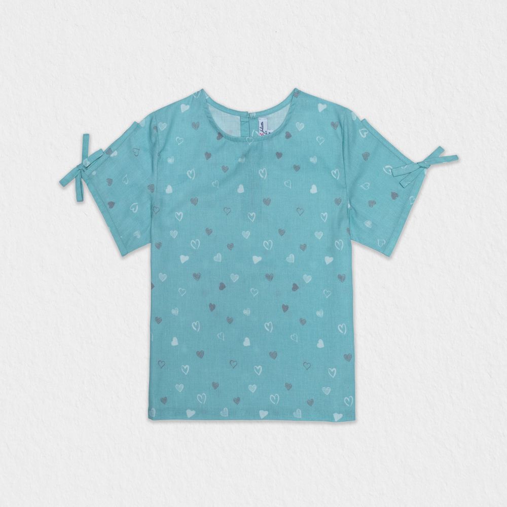 Vêtements enfants - BLOUSE POUR FILLE - ASSIA, 100% coton - JULES & JULIETTE PARIS