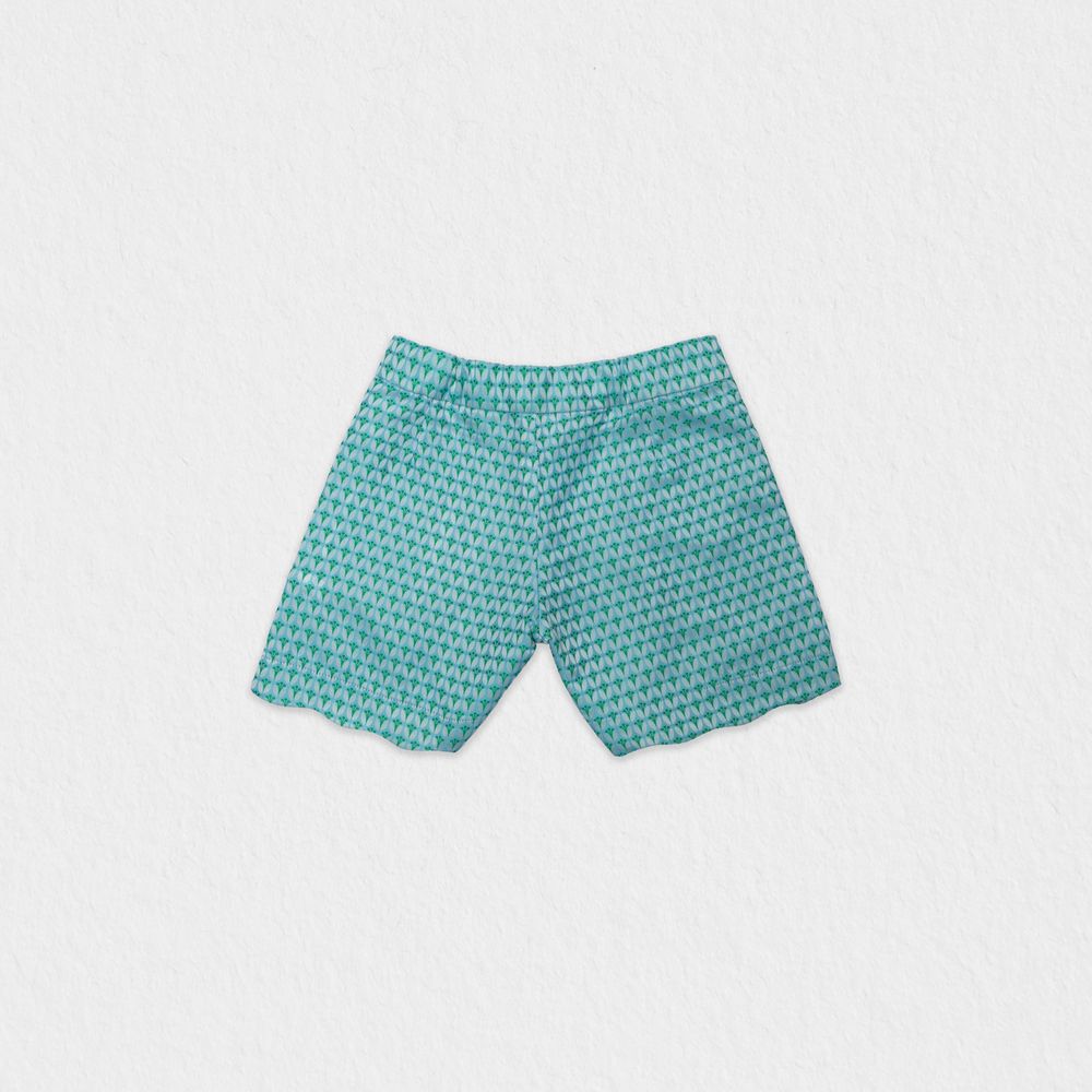 Vêtements enfants - SHORT POUR FILLE - CAISSY - avec bordure ondulée amusante - JULES & JULIETTE PARIS