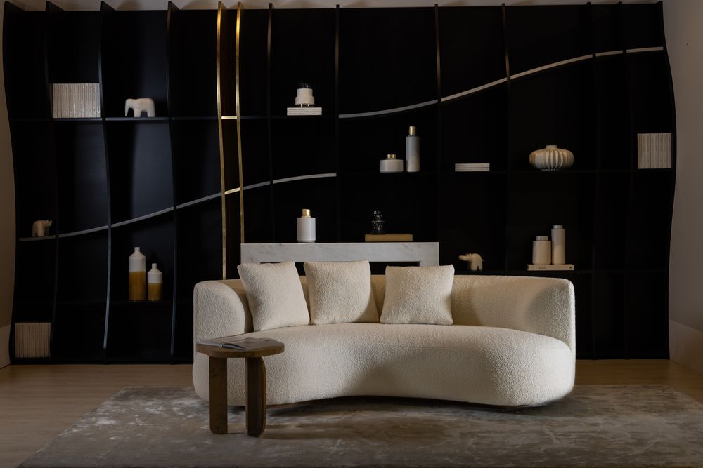 Sofas - Greenaple Sofa, Twins Sofa, Beige Bouclé, Handmade in Portugal - GREENAPPLE DESIGN INTERIORS