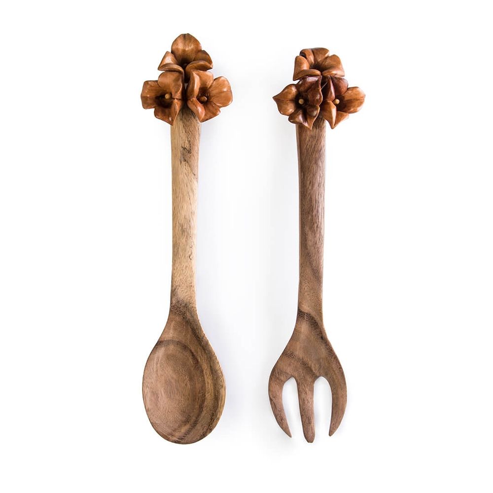 Serviettes - Cucharas de Servir Trinitarias x 2 - ARTESANÍAS DEL ATLÁNTICO