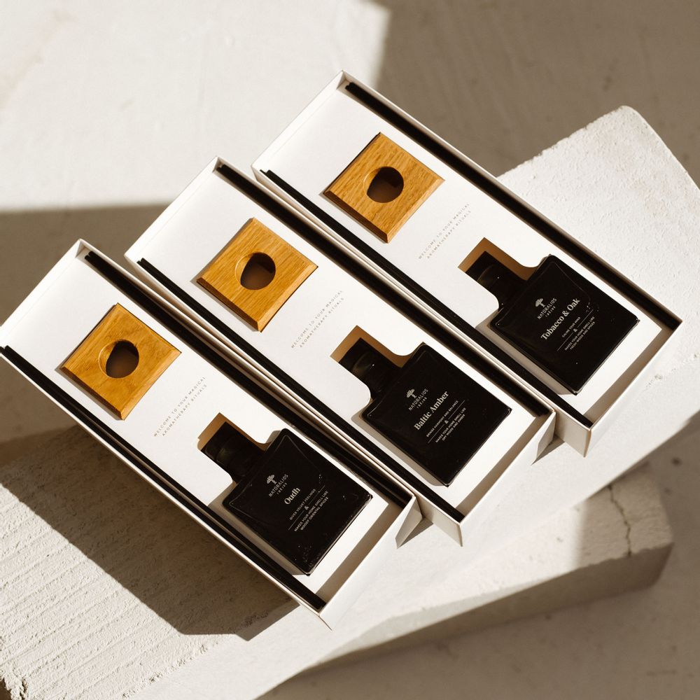 Home fragrances - Home fragrance "Tobacco&Oak" - NATŪRALIOS IDĖJOS