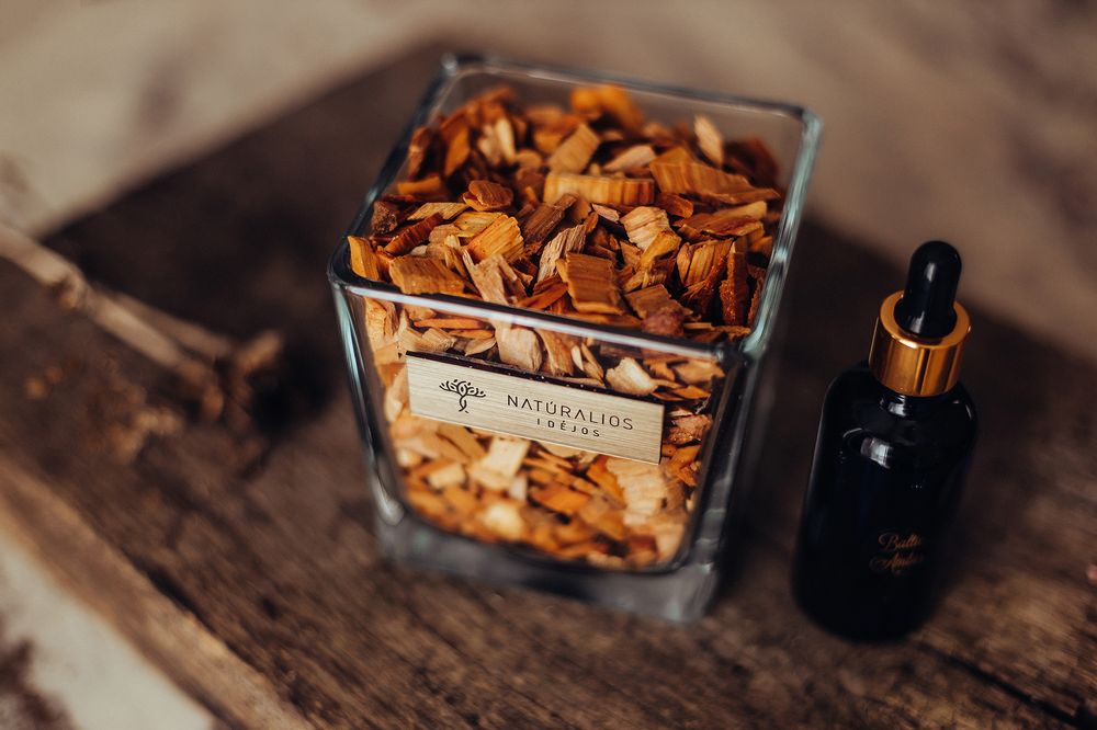 Home fragrances - Home fragrance with wood - NATŪRALIOS IDĖJOS