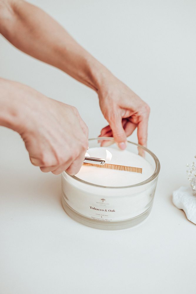 Bougies - Bougies aromatiques en cire de soja aux arômes différents - NATŪRALIOS IDĖJOS