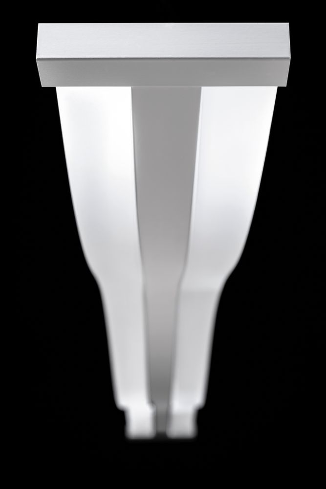 Hanging lights - Pendant light/ONDA S/White/120x9,5 cm/Cable 150 cm/Variation/50W/3000-4000°K - SEEREP