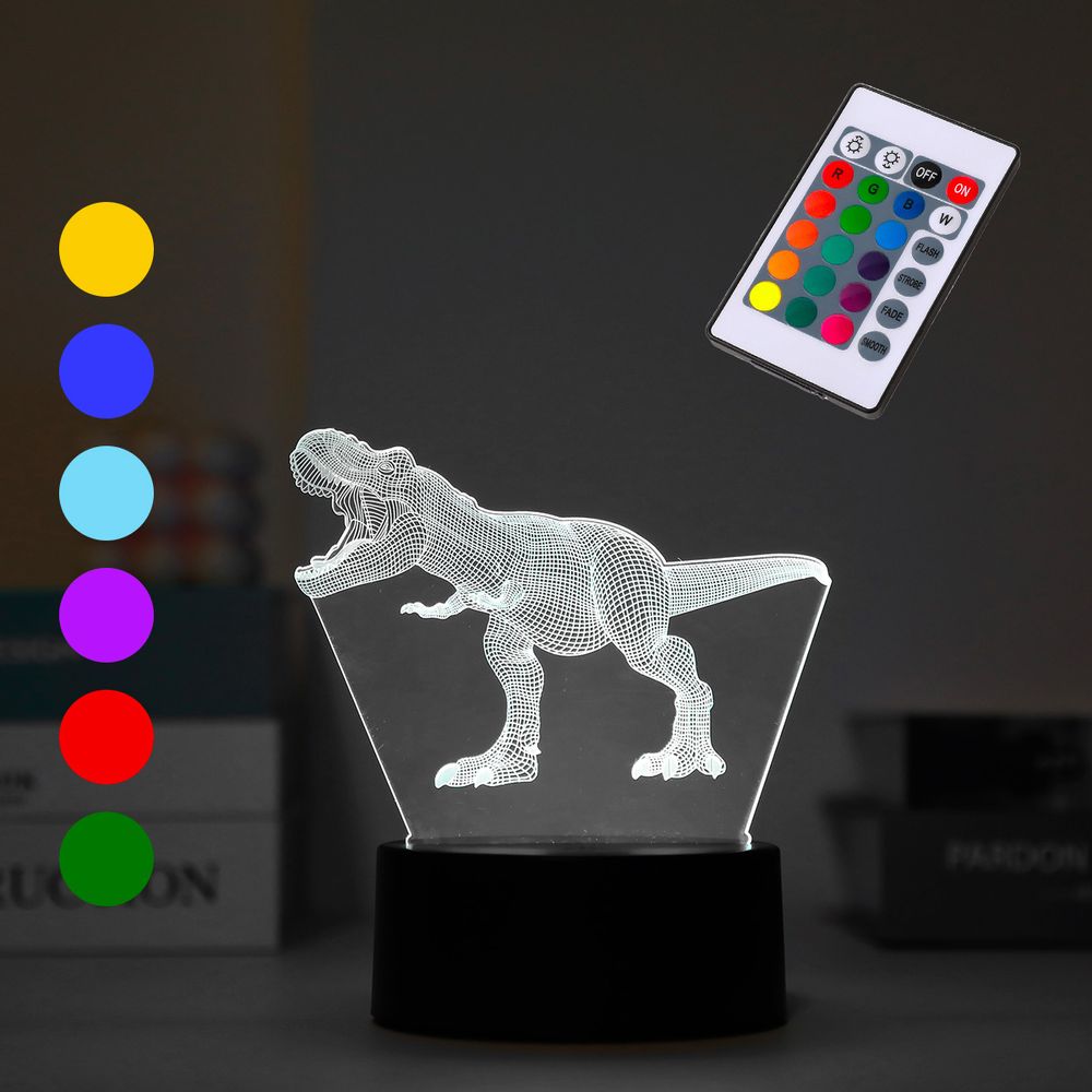 Lampes de bureau - I-TOTAL NEW 3D LAMP - Base tactile et télécommande - I-TOTAL