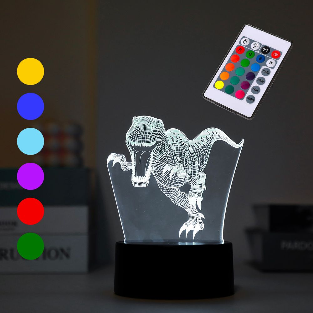 Lampes de bureau - I-TOTAL NEW 3D LAMP - Base tactile et télécommande - I-TOTAL