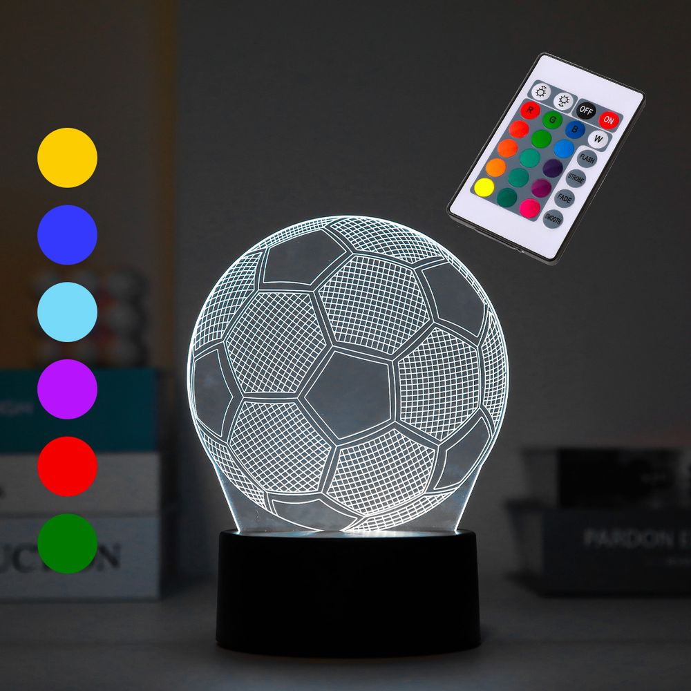 Lampes de bureau - I-TOTAL NEW 3D LAMP - Base tactile et télécommande - I-TOTAL