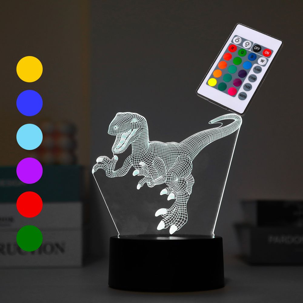 Lampes de bureau - I-TOTAL NEW 3D LAMP - Base tactile et télécommande - I-TOTAL