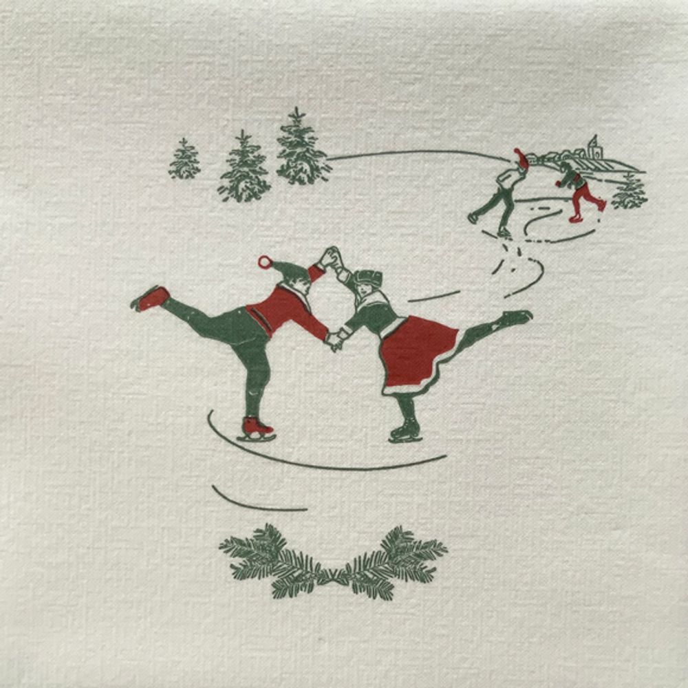 Decorative objects - Napkin Patinoire - FRANÇOISE PAVIOT
