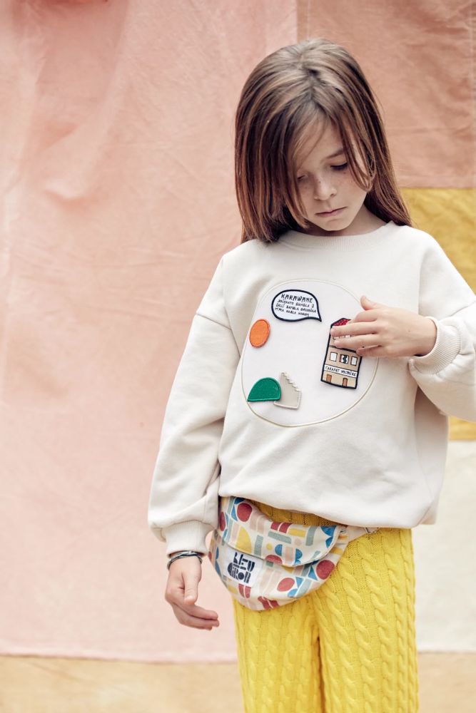 Children's fashion - Bleu Citron Sweatshirt - BLEU CITRON