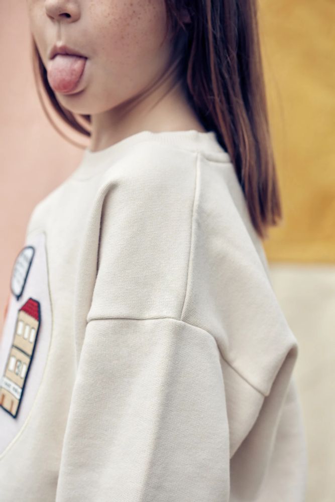 Children's fashion - Bleu Citron Sweatshirt - BLEU CITRON