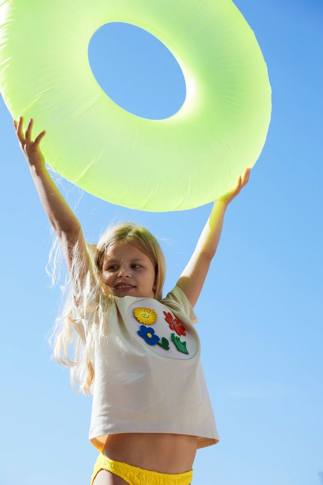 Children's fashion - Bleu Citron T-shirt - BLEU CITRON