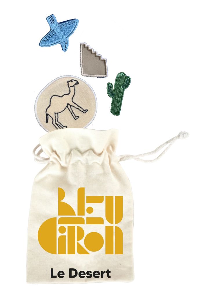 Children's fashion - Thematic collections of patches - BLEU CITRON