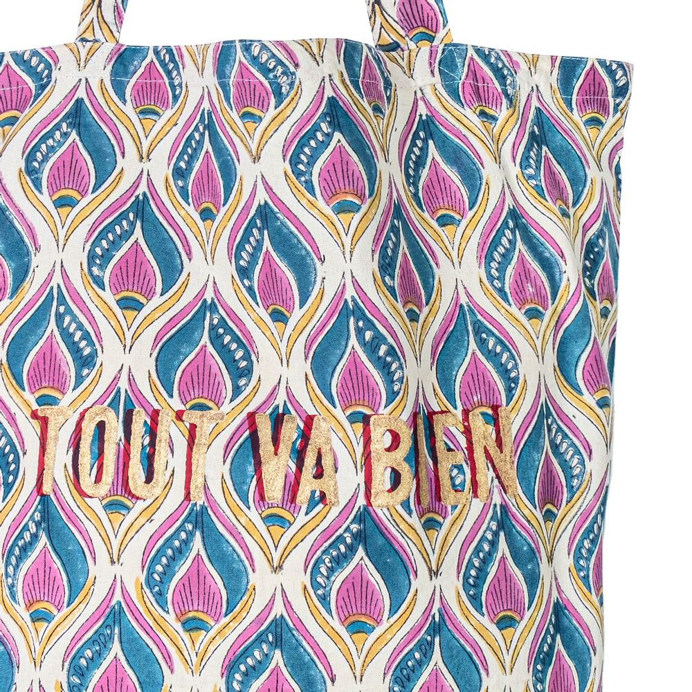 Sacs et cabas - PANKHA - TOTE BAG INDIEN - JAMINI BY USHA BORA