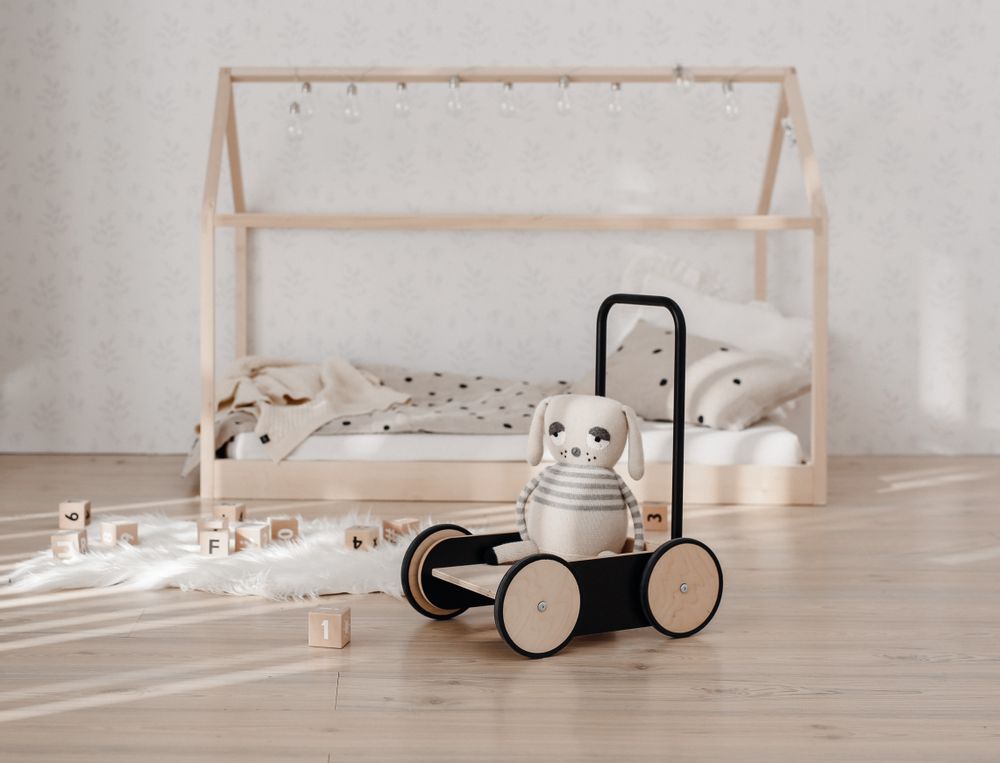 Toys - Baby Walker - Minimalist and partly upcycled designer toy - OOH NOO