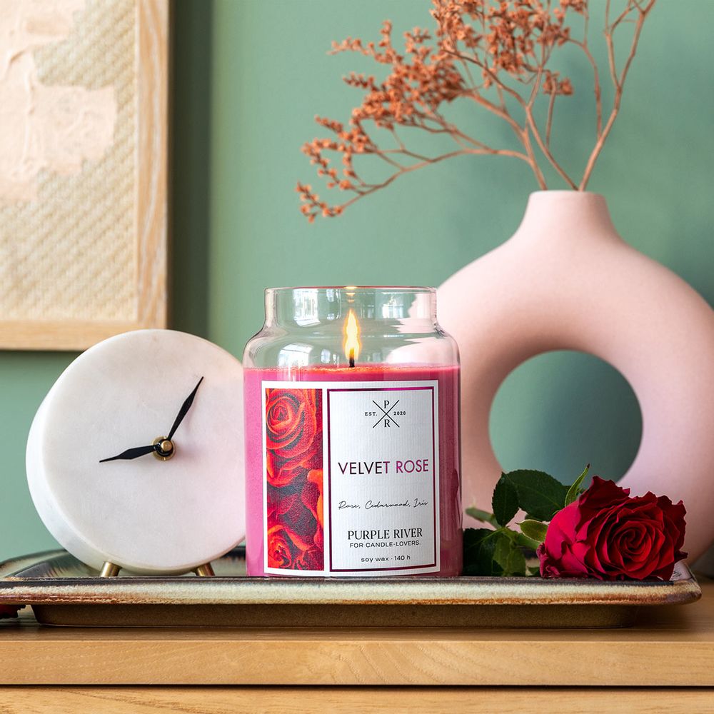Candles - Purple River scanted candles - FRAGRANCE AND STYLE GMBH